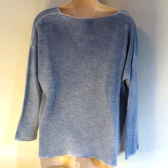 F by Fissore Cashmere Sweater with Sequin Fish M - Picture 3 of 16